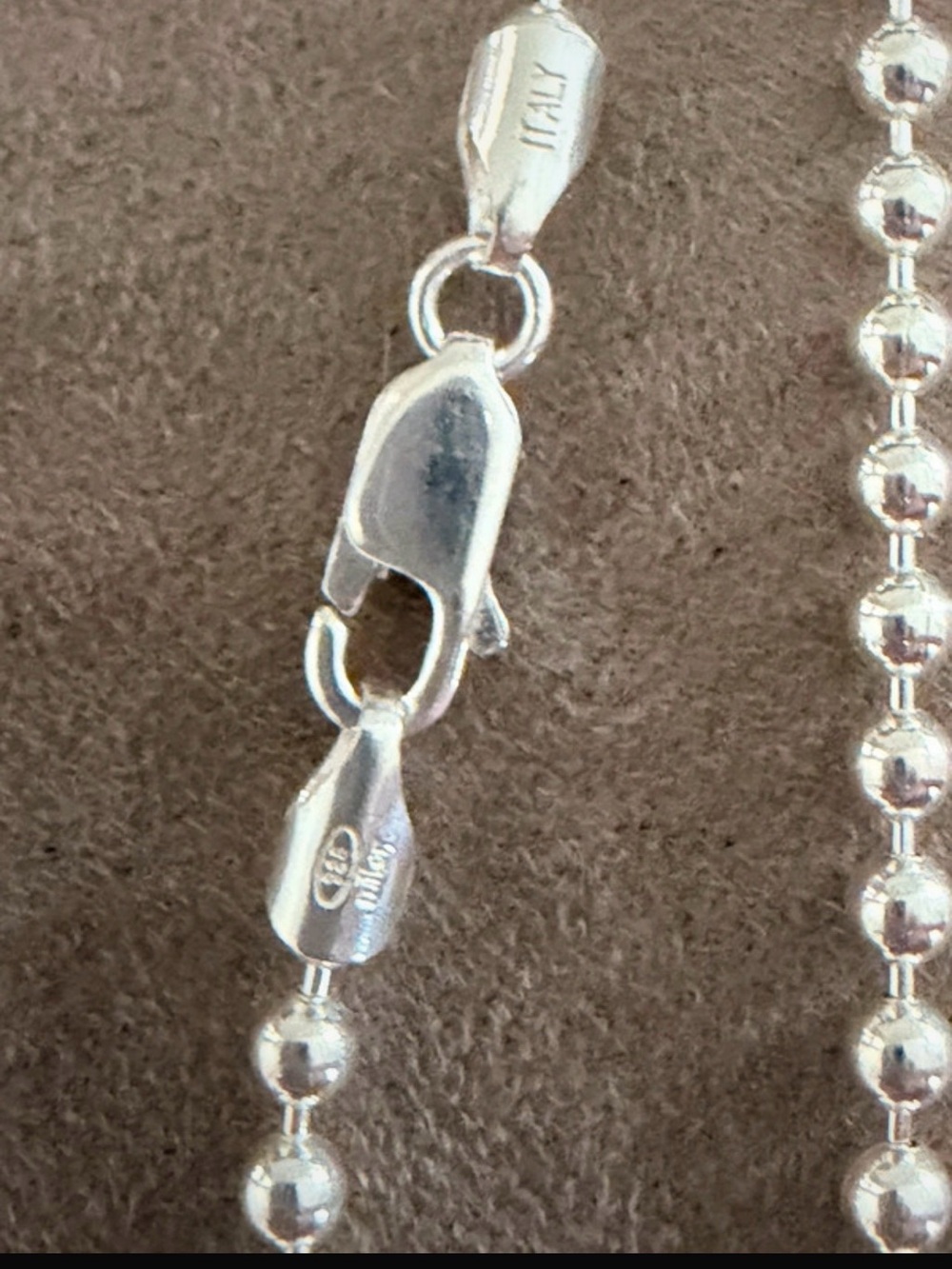 Milor sterling silver Ball Chain Necklace